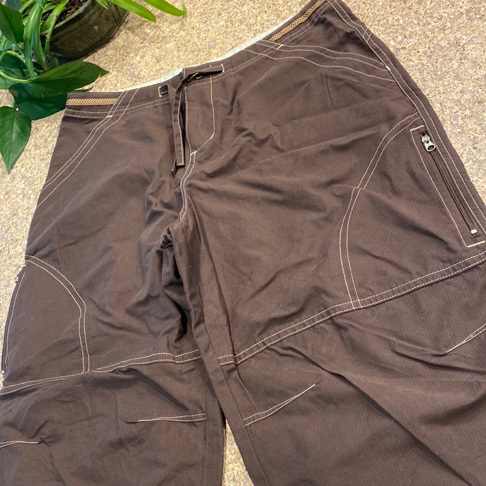 KUHL Brown Capri Active Hiking Pants Kuhl Dry Evaporative Comfort Technology M